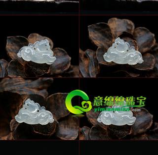 老坑冰玻璃種天然A貨翡翠玉貔貅吊墜（特惠）