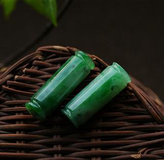老坑天然滿(mǎn)綠A貨翡翠路路亨通-情侶對(duì)配（特惠）