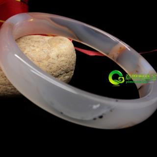天然石斑瑪瑙手鐲內(nèi)徑62.3mm