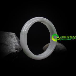春暖花開(kāi)緬甸天然翡翠A貨玉手鐲內(nèi)徑57MM