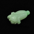 春意眼前緬甸天然翡翠白菜掛件