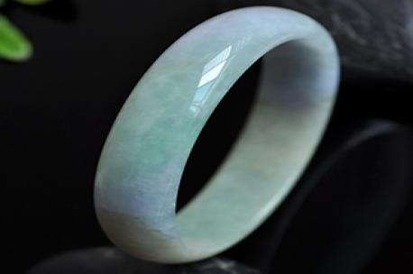 繽紛色彩緬甸天然翡翠貴妃玉手鐲內(nèi)徑53MM