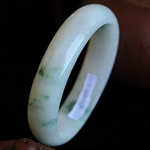 含香凝翠緬甸老坑天然翡翠A貨玉手鐲 內(nèi)徑58MM