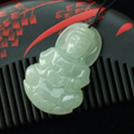 慈悲救濟(jì)緬甸老坑冰糯種翡翠玉觀音掛件