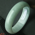 渾然天成緬甸天然翡翠A貨冰糯種翡翠手鐲 內(nèi)徑54.5mm