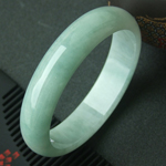 款型大氣緬甸天然翡翠A貨冰糯種翡翠手鐲 內(nèi)徑59.1mm