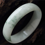 風(fēng)情萬(wàn)種天然緬甸老坑A貨冰糯種翡翠手鐲  內(nèi)徑51.5MM