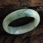 天然緬甸老坑A貨糯種翡翠手鐲 貴妃鐲 內(nèi)徑52mm