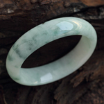 緬甸老坑A貨翡翠手鐲 貴妃鐲 內(nèi)徑54.5mm